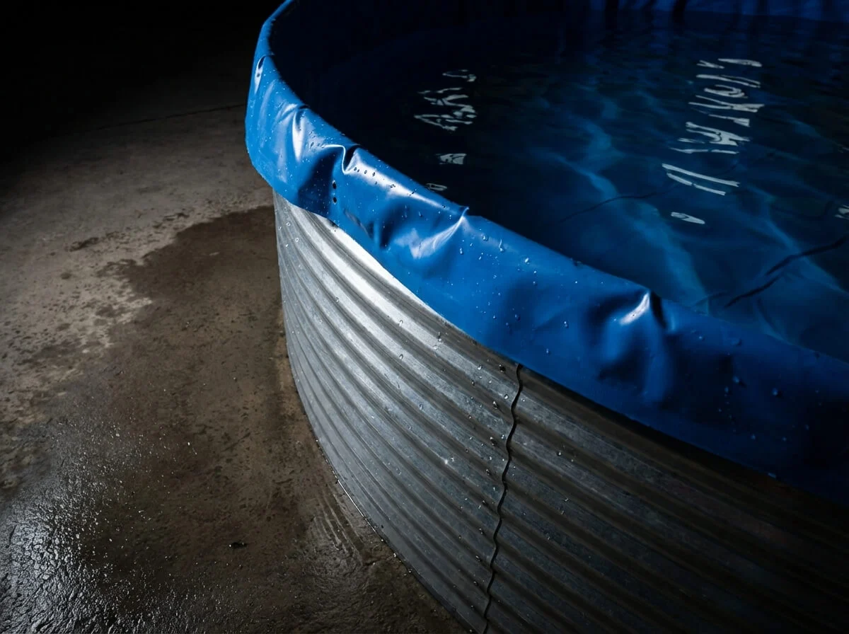 hydrostatic pressure calculation deep commercial aquaculture tank