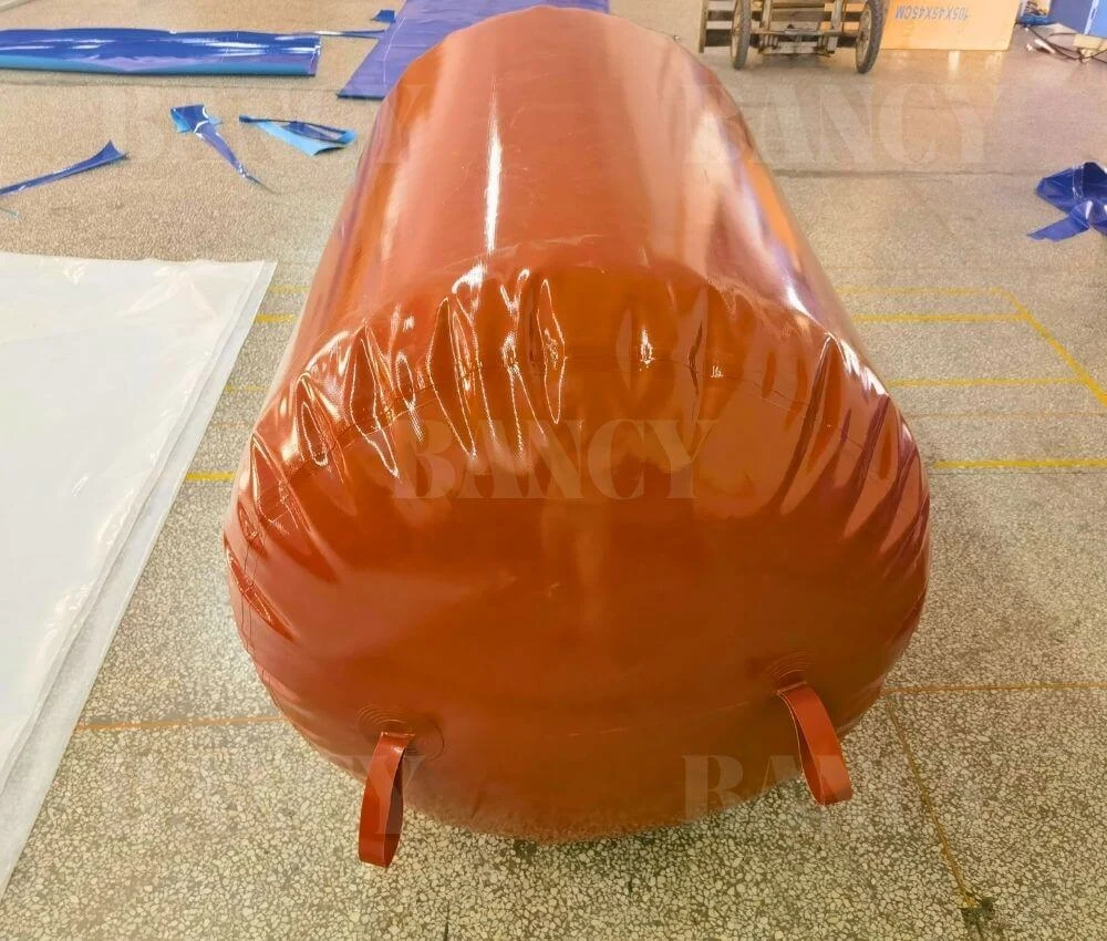 End details of a custom size eco energy gas balloon showing structural integrity.