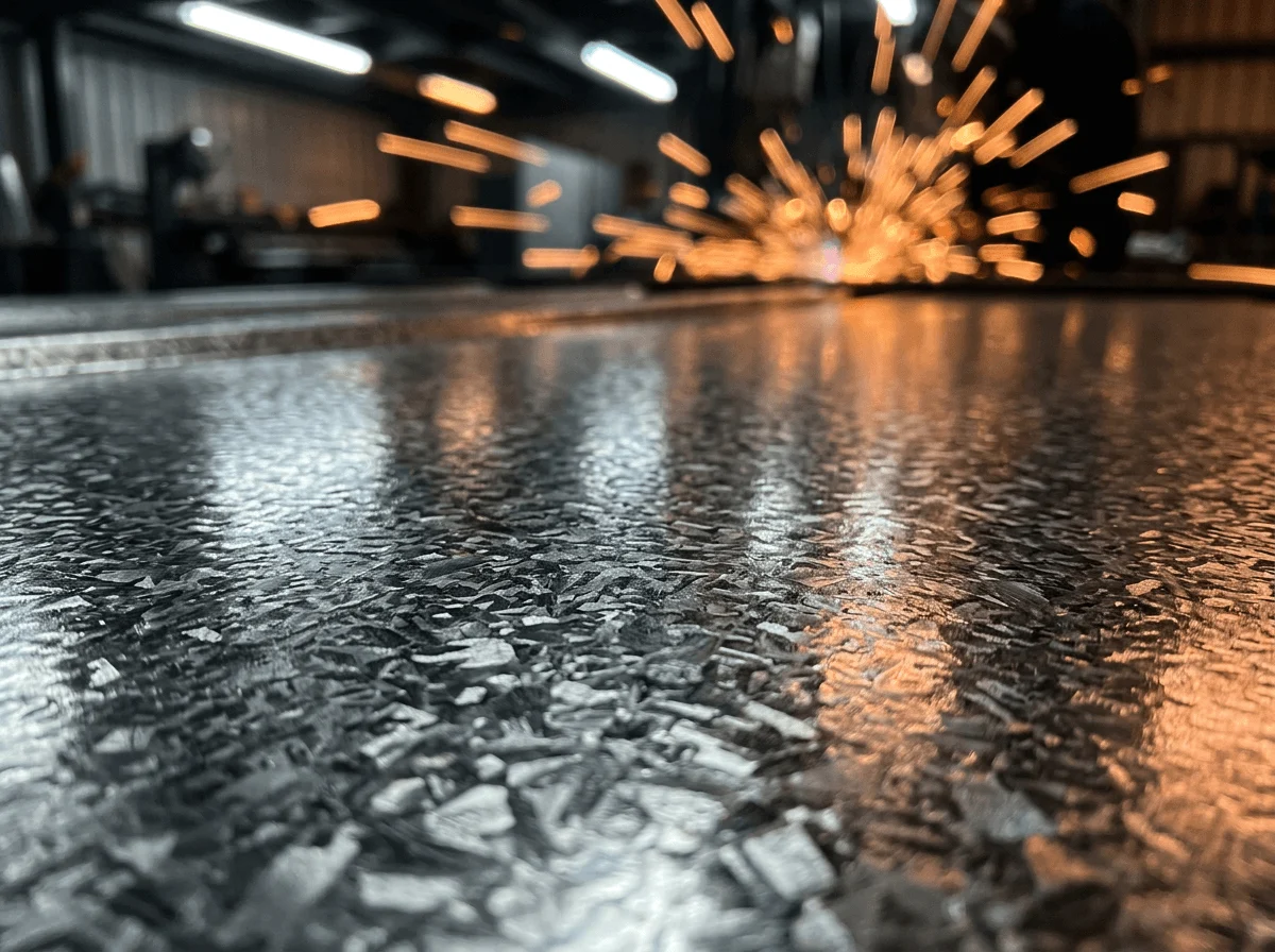 galvanized steel corrugated external frame texture